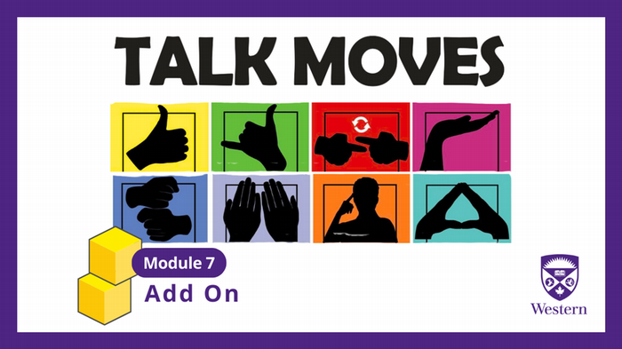 Image with talk moves icons
